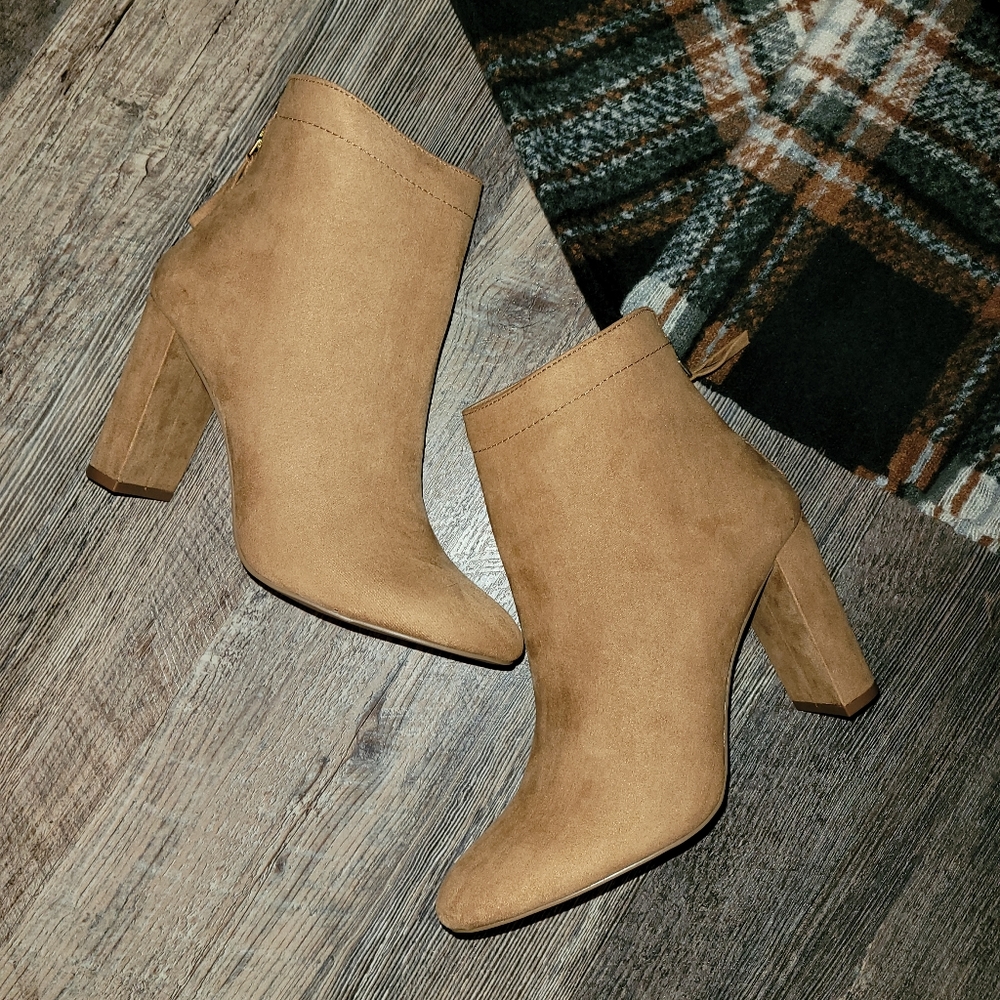 Stella Suede Ankle Bootie